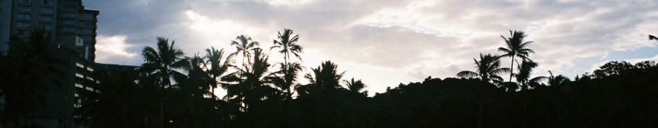 リラックス・サンライズ風景　ハワイ